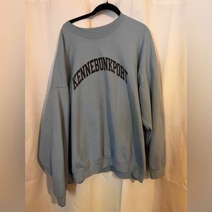 Kennebunkport, Maine Vintage Baby Blue Sweatshirt
